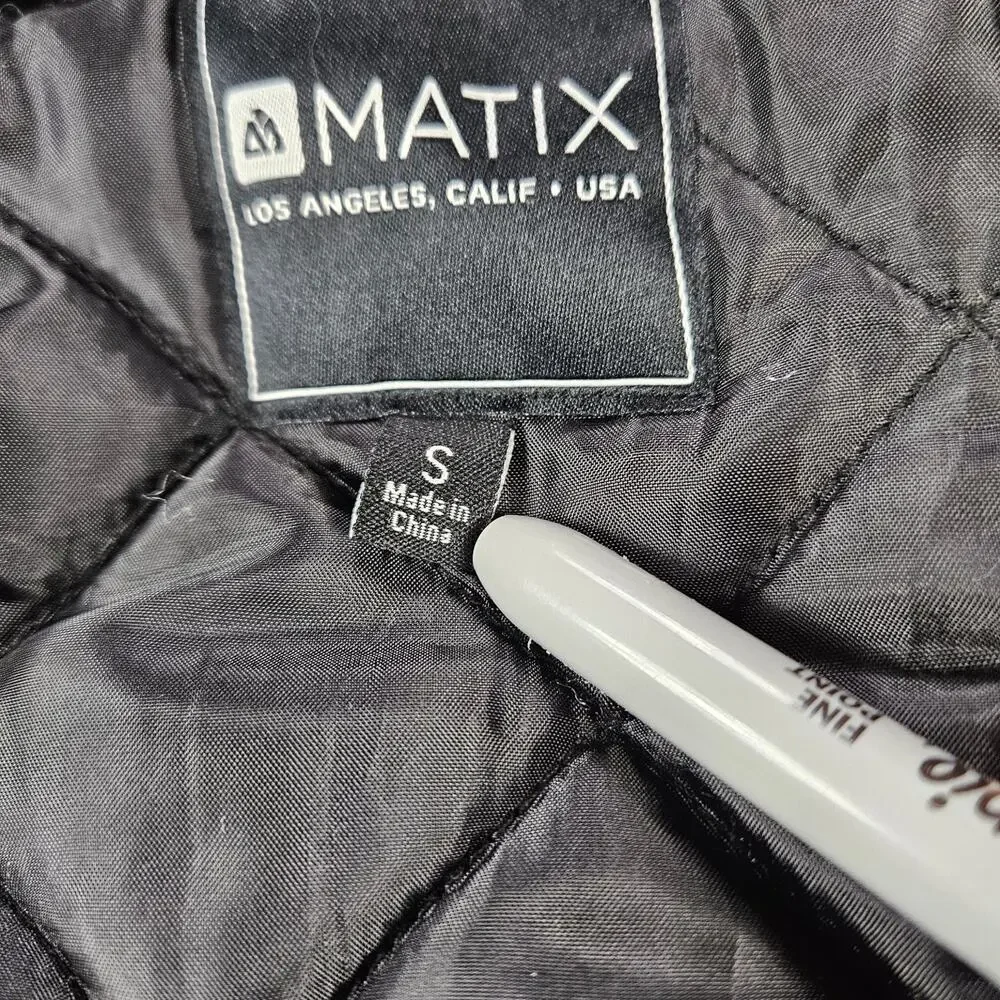 MATIX Vest Men's Camouflage S Hooded Quilted Insulated Cotton